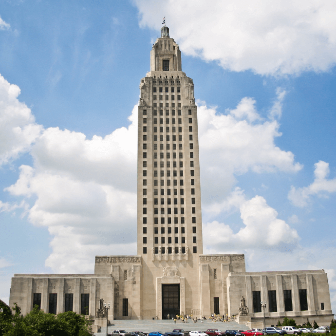 Capitol building in Baton Rouge